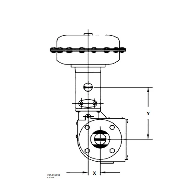 Fisher 1051 Pneumatic Spring Return Diaphragm Rotary Actuator best